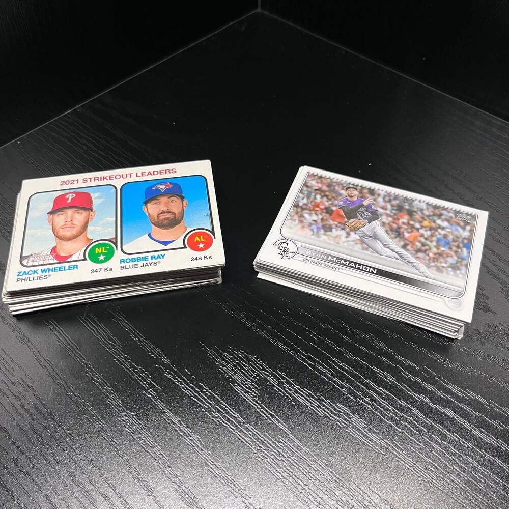 2022 Topps Series 1 & Heritage Baseball Cards Bulk Mixed Set